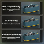 USB Ultrasonic Cleaner 45000Hz Rechargeable Portable High-Frequency Vibration Glasses Jewelry Cleaning Machines Household