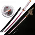 104cm Demon Slayer Bright Katana LED Light Sword Kimetsu No Yaiba Anime Cosplay Prop Real Size Japanese Katana Samurai Sabre