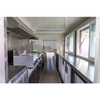 Standard Food Truck Trailer Mobile Kitchen / Ready To Eat Food Van with Full Set Equipment