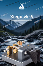 1Pcs Xiegu Electric Key VK-6 Short Wave Wireless Automatic Key, Morse Code Radio Transmission Key Aluminum Alloy Base