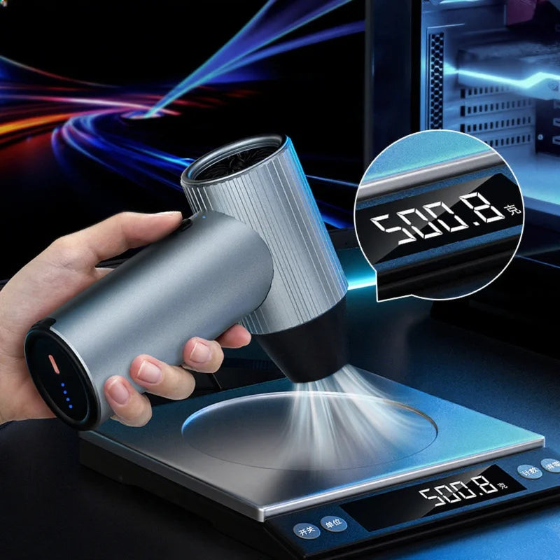 New Violent Fan X7 Turbo jet fan 40mm Large Brushless Motor Handheld Metal Housing Powerful Blower Air Duct Violent Turbofan