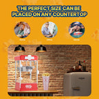 SucceBuy 4Oz Popcorn Maker Commercial Popcorn Machine Countertop Popcorn Maker Includes Tabletop Popcorn Maker 1.5 Gal per Batch