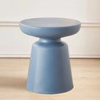 K-star Household Coffee Table Living Room Plastic Circular Macaron Color Small Size Side Table Balcony Modern And Simple 2024