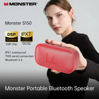 Monster D133 Portable High Fidelity Speaker Stereo Surround Wireless Speaker Audio Player Speaker Built-in Microphone Speaker
