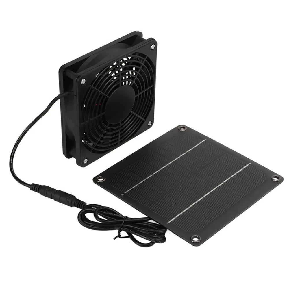 10W12V solar panel fan, pet exhaust fan, green and environmentally fri