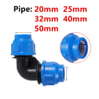 20/25/32/40/50mm PE pipe ball valve joint quick connector agricultural irrigation water pipe diverter accessories