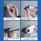 Kitchen Paper Towel Holder Adhesive Toilet Paper Holder Tissue Hanger Wall Stand Napkin Rack Bathroom Accessories Organizers
