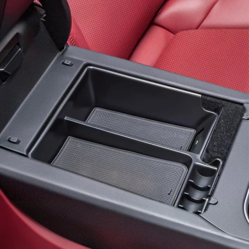 For Porsche Cayenne 2018 2019 2020 2021 2022 2023 2024 Car Center Console Storage Box Tray Armrest Organizer Case Accessories