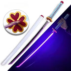 104cm Demon Slayer Bright Katana LED Light Sword Kimetsu No Yaiba Anime Cosplay Prop Real Size Japanese Katana Samurai Sabre