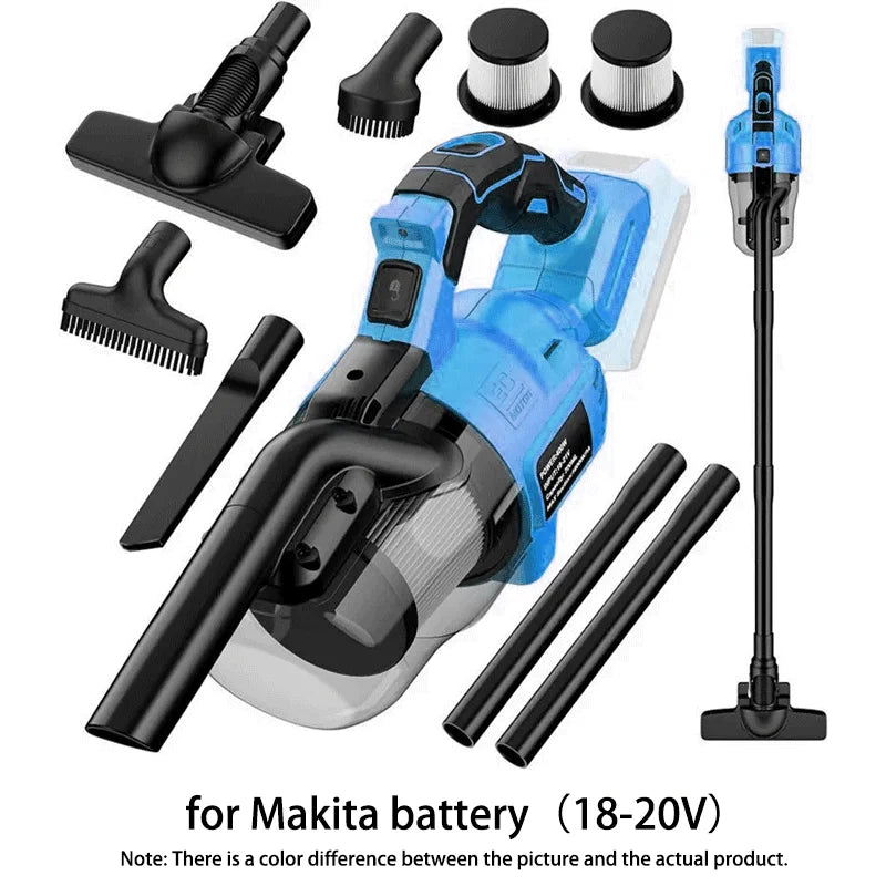 Handheld Vacuum Cleaner with 2pcs Filter Electric Cordless Vacuum for Home Car Pet Hair Clean For DeWalt 20V Battery