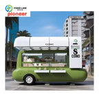 Customized Full Kitchen Equipment Mobile Trailer Camper Caravan Food Truck For Outdoor Commercial Vending Catering