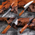 XITUO Kitchen Knife 1-6pcs Set Super Sharp Chef Knife Cooking knives Hand Forged Triple-layer Composite Steel 9CR18 Core
