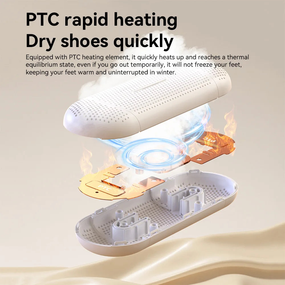 Shoe Dryer Household Multi-Functional Dehumidification UV Dryer Deodorization Rapid Drying, Foot Warming Suitable Portable Dryer