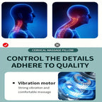 Electric Cervical Massager Neck Shoulder Stretcher Relaxer Chiropractic Traction Device Massage Pillow for Cervical Spine Correc