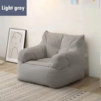 Small Double Bean Bag Sofa Double Seat Reclining Soft Comfortable Sofa Balcony Bedroom Washable Fabric Sofa