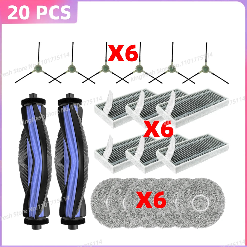 Compatible For ( Lefant M3 / M3 MAX / M3L ) Vacuum Parts Main Roller Side Brush Mop Cloth Filter Accessories