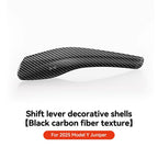YZ For Tesla Model 3 Y Highland Juniper Full Package Trim Cover Of Carbon Fiber Matte Finish On Wiper Lever For Tesla 2021-2025