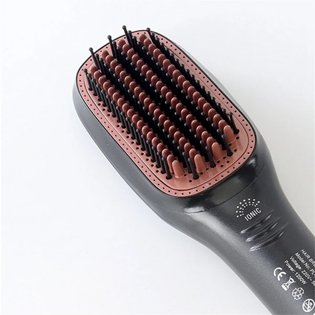 Electric 3 in 1 Hair Dryer Hot Air Comb Hair Comb Hair Dryer Comb Curling Iron Hair Tools EU Plug
