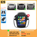 Wireless Android 15 Carplay For Ford Kuga 2 Escape 3 2012-2019 9.7 Inch Tesla Style Car Multimedia Player 5G Wifi Touch Display