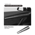 For Tesla Model 3 Y 2020-2023 Made of Alcantara Door Handle Panel Trim Cover Door Sticker Styling Decoration Interior Accessory