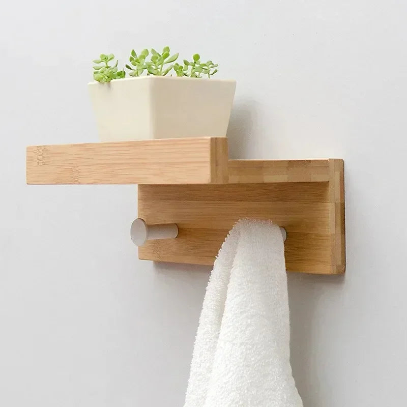 Wood Wall Coat Rack Clothes Racks Hanger Display Coat Stand Portable Clothes Hanger Dressing Entrance Hall Furniture for Home
