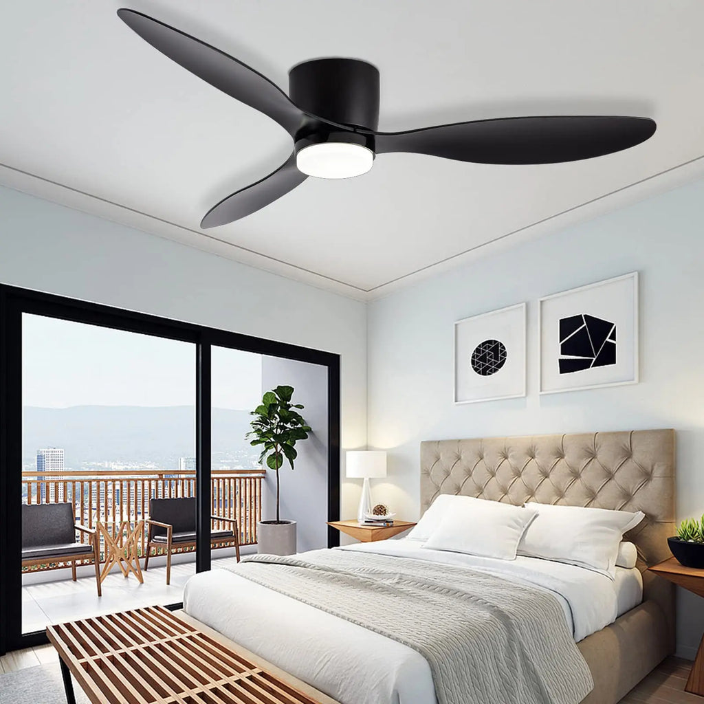 Jelena LED Ceiling Fan Light 6th Gear Wind Speed Living Room Bedroom H