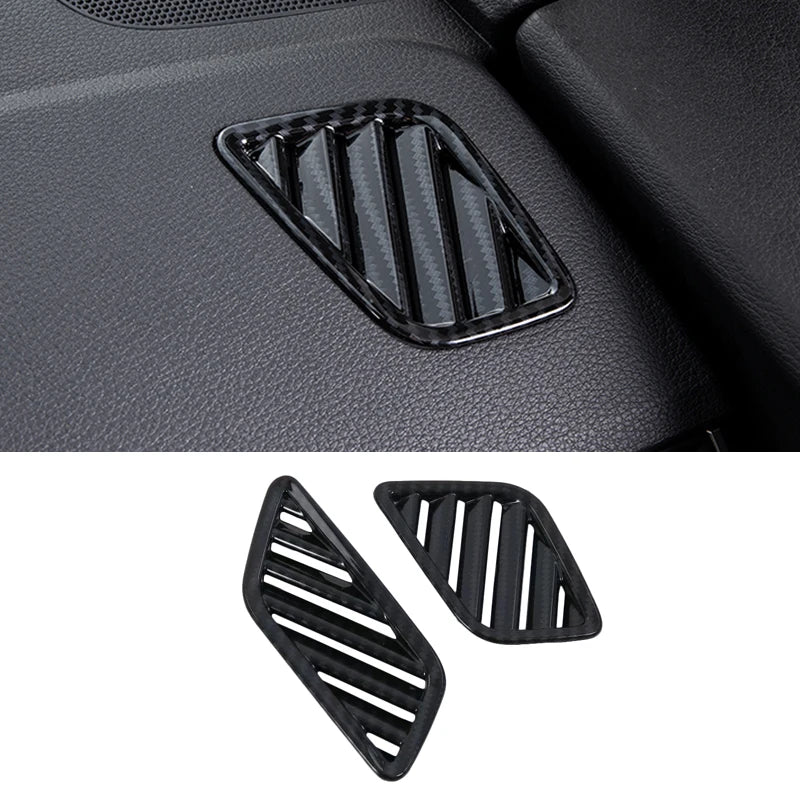 For Audi Q5 FY 2018 2019 2020 2021 Car Styling Interior Door Window Handle Panel Strips Cover Trim Carbon Fiber ABS