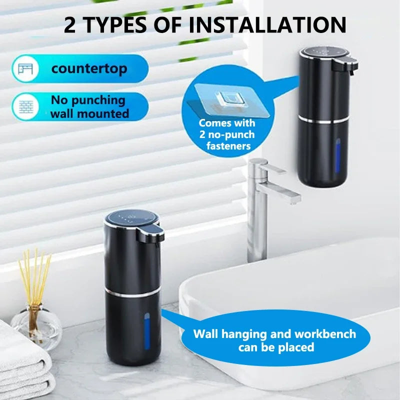 Hot Sell Soap Dispenser Touchless Sensor Smart Washing Hand Foam and Liquid Mode for Bathroom Kitchen,Foam soap dispenser