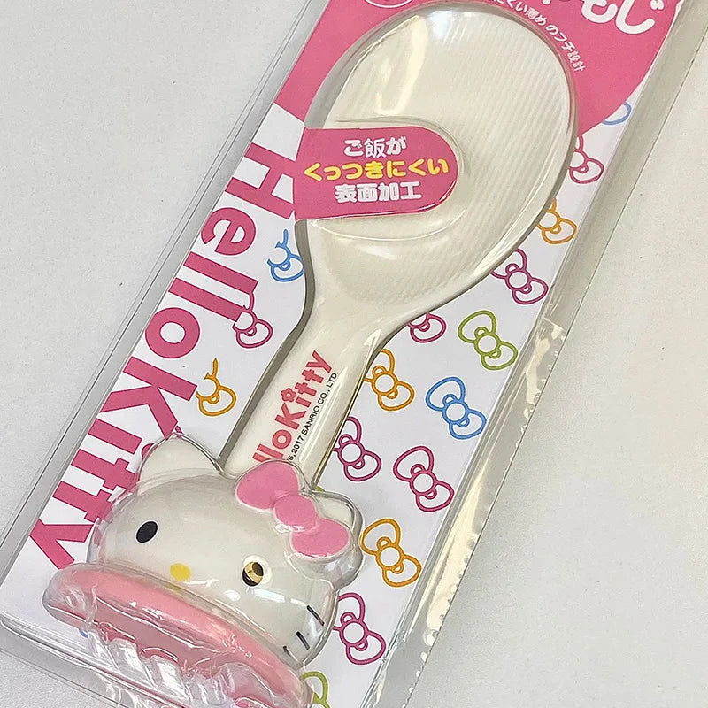 Kawaii Anime Hellokitty Kitchen Household Rice Spoon Cute Ktcat Rice Shovel High Temperature Resistant Non Stick Rice Spoon Gift