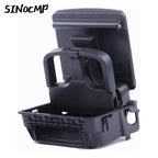 1Pc Central Console Armrest Rear Cup Drinks Holder 1K0862532 1K0862532F 9B9 For Jetta Mk5/Golf Mk6 Gti Eos Rabbit Interior Parts