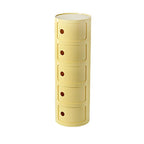 Creative Bedroom Bedside Table Modern Minimalist Round Storage Small Cabinet Large Capacity Plastic Side Cabinet