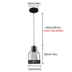 Retro Pendant Light Luxury Crystal Basket Ceiling Lamp Chandelier Led Nordic Dining Living Room Decor Hanging Lustre Fixture