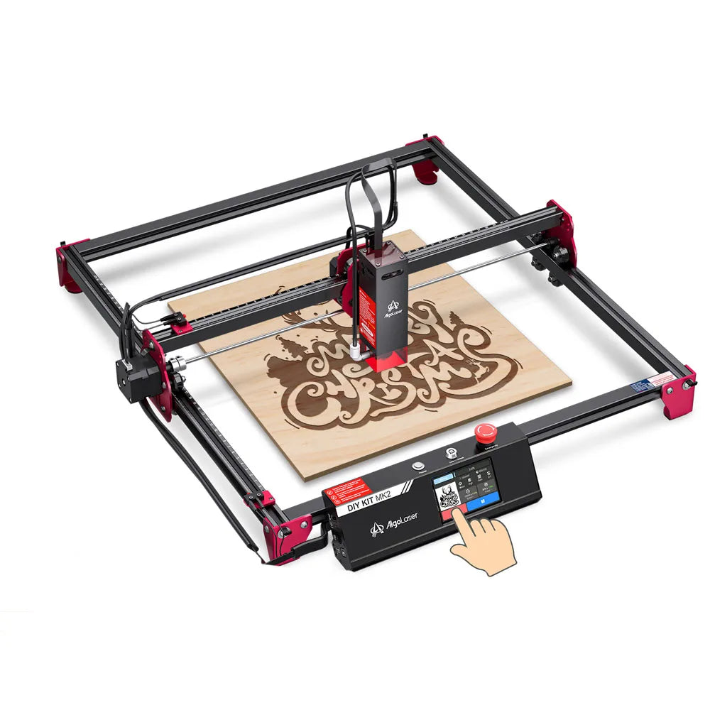 AlgoLaser DIY KIT MK2 10W for New Beginner Wood Engraving Mini Machine for DIY Crafting Glass Leather Engraving Area 400X435MM