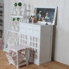 Wood Girl Drawers Dresser Eithe Box Women Nordic Large White Dressing Table Storage Mirror Modern Comoda Pra Quarto Furniture