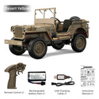 JJRC C8815 4WD Off-road RC Car RTR Crawler 2.4G 1941 Mb Scaler Willys Jeep Climbing Scale Military Truck Vehicle Adult Kids Toy