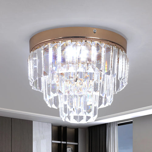 Modern K9 Crystal Led Ceiling Lamp Kitchen Island Pendant Light Deco Hanging Fixture Living Dining Room Aisle Nordic Chandelier
