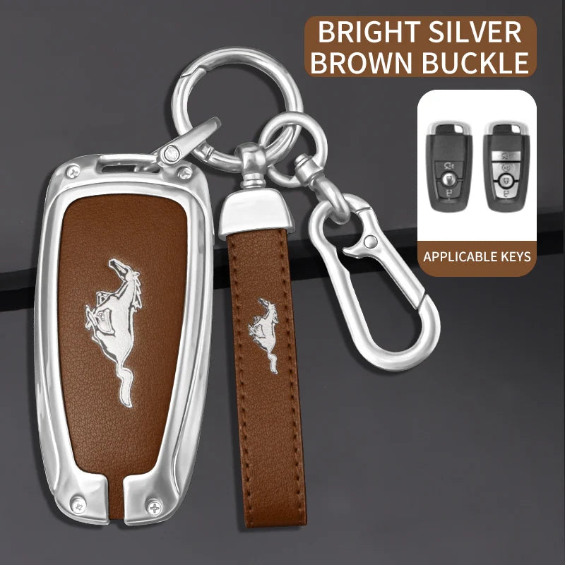 Zinc alloy Car Smart Key Case Cover Protector Shell Fob For Ford Fusion Mondeo Mustang Edge Expedition EXplorer F-150 F-250 F-35