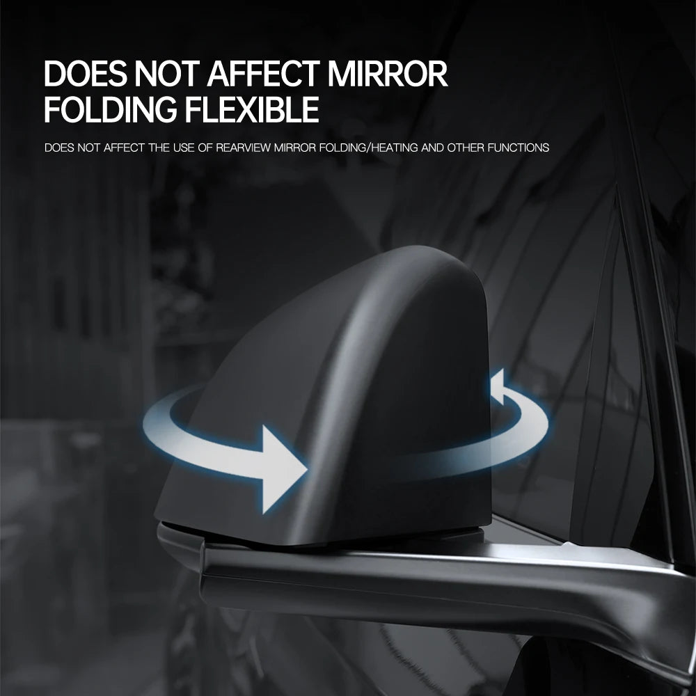 Tesla Model 3/Y ABS Carbon Fiber Look Side Rearview Mirror Cover