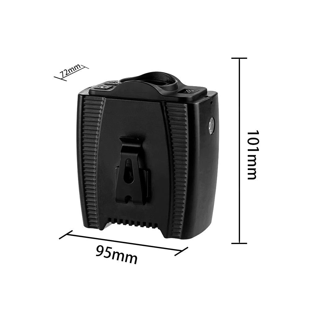 Portable Waist Fan Rechargeable 5 Speeds Wearable Belt Fan LED Digital