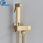 Chrome Handheld Toilet Bidet Faucet Stainless Steel Bidet Shower Hygienic Shower Wall Shower Woman Cleaner Cold Water Only