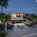 Customized All in One Outdoor Kitchen Pod Integrated Cooking Station for Campsites Backyard BBQ
