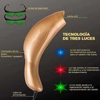 LED Triple Light Scalp Care Growth Hair Regrowth Device Anti Hair Loss Machine Thinning Scalp Stress Relief Follicle Activation
