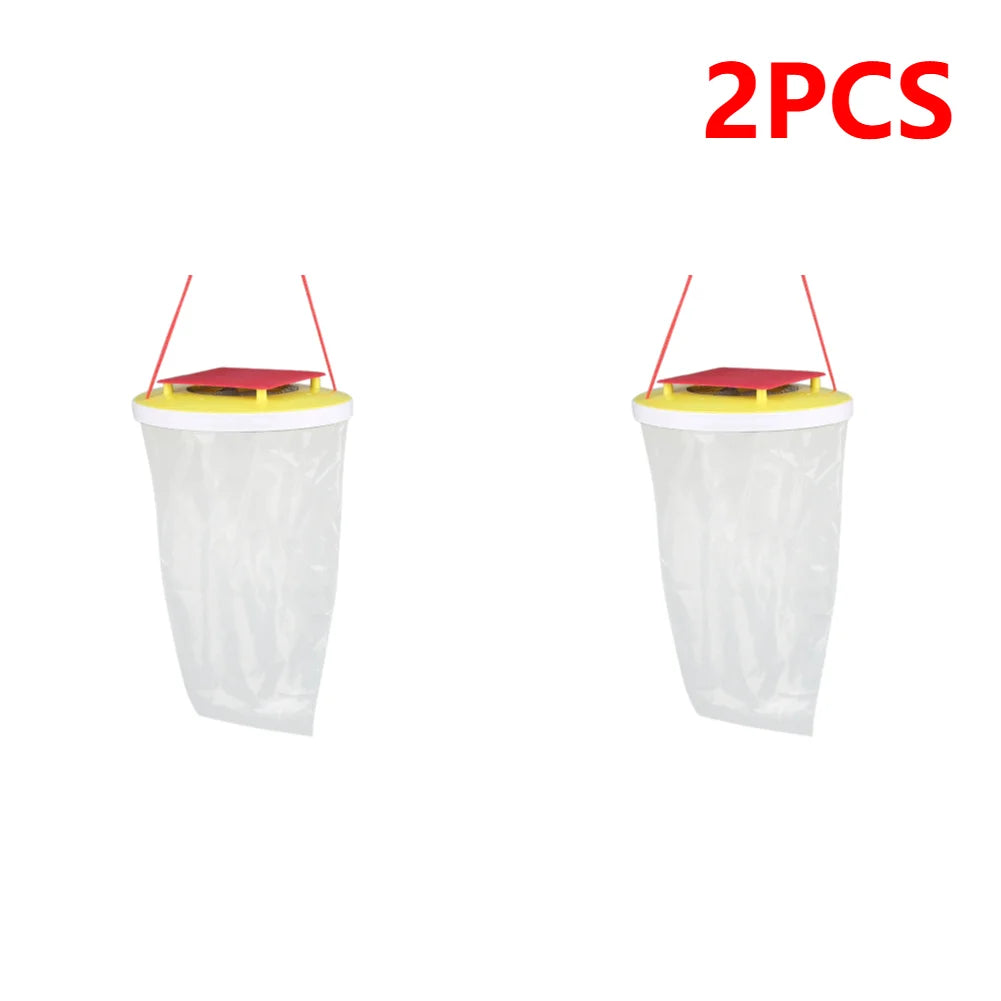 1-10PCS Fly Trap Hanging Fly Catcher Non-toxic Fly Lure Bag Pest Trap With Bait Insect Bug Killer Garden Hanging Flycatcher