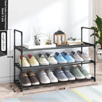 Multi-layer simple dustproof shoe rack space-saving home shoe cabinet suitable for placing at the door easy to assemble