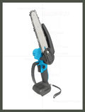 6-inch Cordless Mini Chainsaw 18V Handheld Electric Tree Trimming Saw Rechargeable Gardening Tool for Pruning and Landscaping
