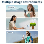 5200mAh Handheld fan cooling Ice compress silent portable outdoor 100