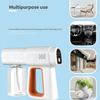 380ml Professional Handheld Electric Nano Sprayer Machine Wireless Alcohol Sanitizer Disinfectant Fogger Touchless Sanitization