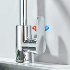 Kitchen Faucet Deck Sinks Faucet High Arch 360 Degree Swivel Cold Hot Mixer Water Tap
