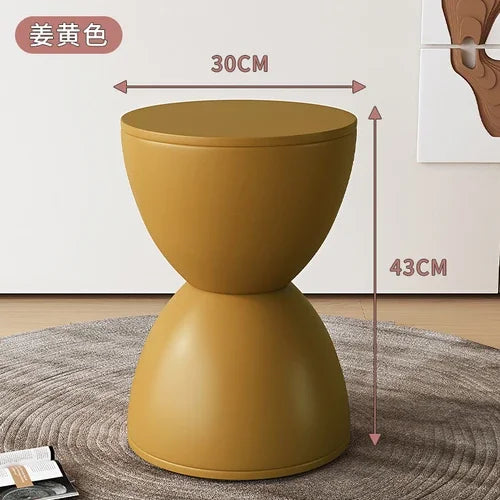 Minimalist Nordic Dressers Stool Plastic Design Apartment Shoes Changing Children Foot Stool Relax Muebles Trendy Furniture