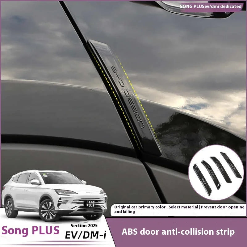 For BYD Song Plus DMI Seal U Sealion 6 Car Door Bumper Guard Anti-Collision Protective Strip Sticker EV Car accessories